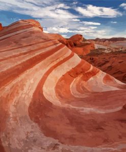 Valley Of Fire State Park Paint By Numbers