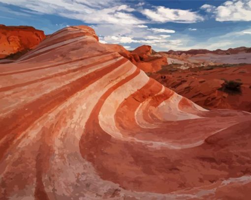 Valley Of Fire State Park Paint By Numbers