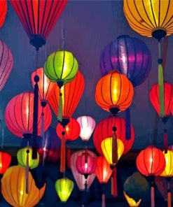 Vietnamese Lanterns Paint By Numbers