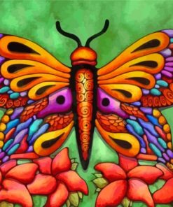 Whimsical Butterfly Art Paint By Numbers