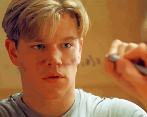 Will From Good Will Hunting Paint By Numbers