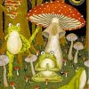 Yoga Frogs And Mushrooms Paint By Numbers