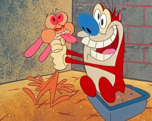 Aesthetic Stimpy Paint By Numbers