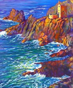 Aesthetic Botallack Tin Mine Paint By Numbers