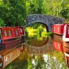 Aesthetic Canal Boat Paint By Numbers