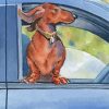 Aesthetic Dog In Car Paint By Numbers