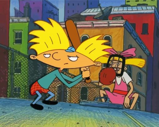 Aesthetic Hey Arnold Paint By Numbers