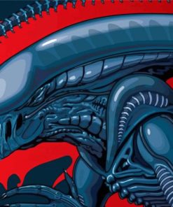 Aesthetic Xenomorph Paint By Numbers