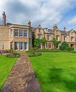 Beautiful Buildings In Hexham Town Paint By Numbers