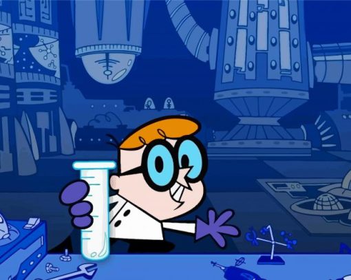 Cool Dexter's Lab Paint By Numbers