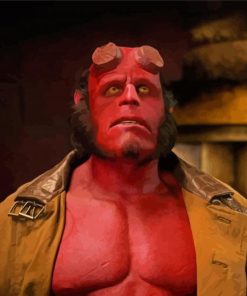 Cool Hellboy Paint By Numbers