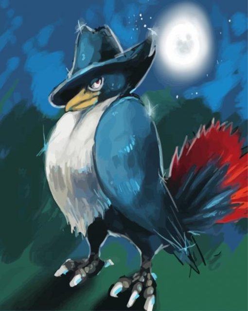 Cool Honchkrow Paint By Numbers