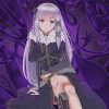 Emilia Re Zero Anime Character Paint By Numbers