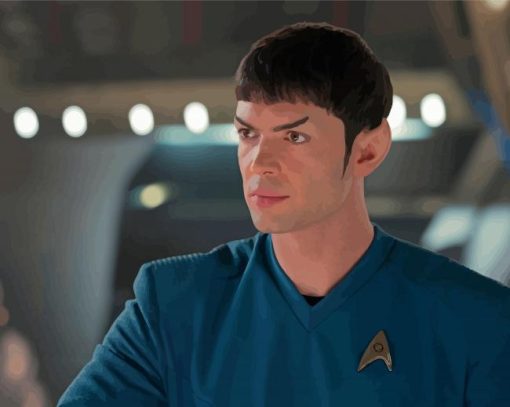 Ethan Peck In Star Trek Strange New Worlds Paint By Numbers