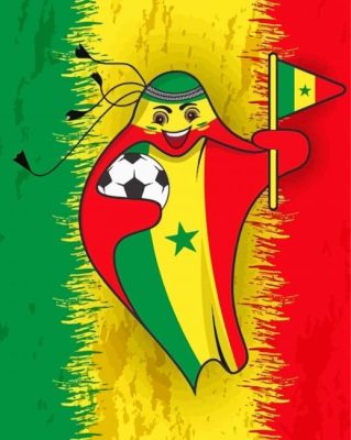 FIFA Mascot Senegal Paint By Numbers