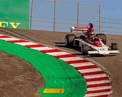 Formula1 Laguna Seca Paint By Numbers