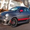 Grey Fiat Abarth Paint By Numbers