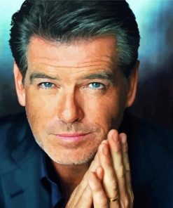 Handsome Pierce Brosnan Paint By Numbers