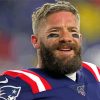 Julian Edelman Footballer Paint By Numbers