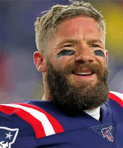 Julian Edelman Footballer Paint By Numbers