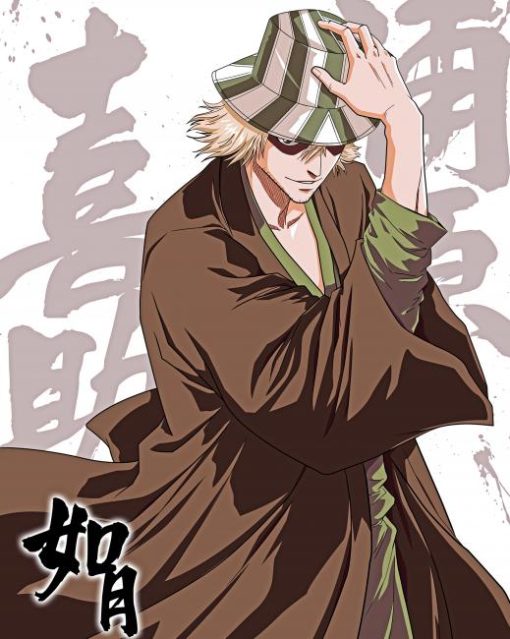 Kisuke Bleach Anime Paint By Numbers