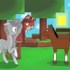 Minecraft Horses Paint By Numbers