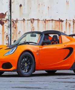 Orange Lotus Elise Paint By Numbers