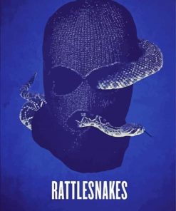 Rattlesnakes Poster Paint By Numbers