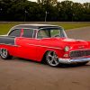 Red 55 Chevrolet Car Paint By Numbers