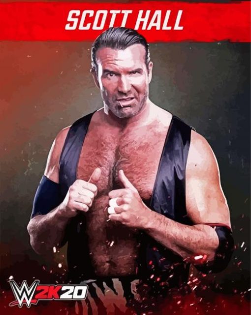 Scott Hall Poster Paint By Numbers