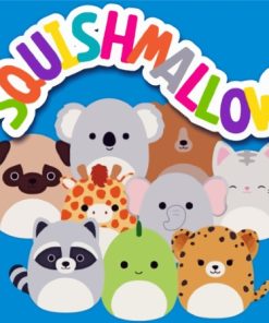 Squishmallows Poster Art Paint By Numbers