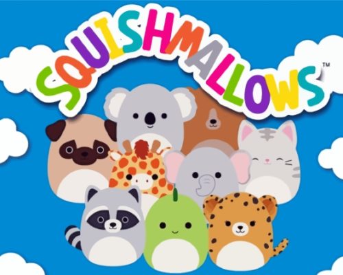 Squishmallows Poster Art Paint By Numbers