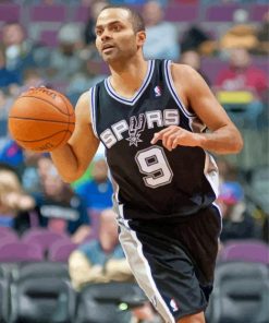 The Basketball Player Tony Parker Paint By Numbers