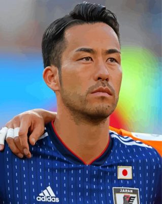 The Japanese Player Maya Yoshida Paint By Numbers