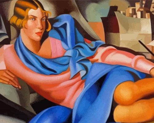 Woman By Tamara Lempicka Paint By Numbers