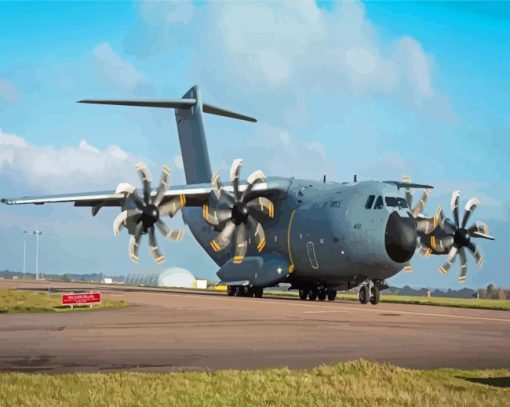 A400M Atlas Aircraft Paint By Numbers