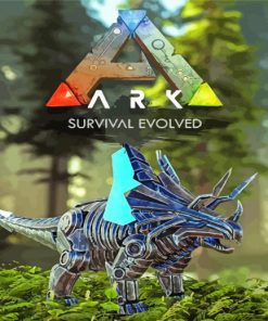 Ark Survival Evolved Game Poster Paint By Numbers