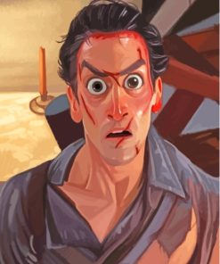 Ash Evil Dead Paint By Numbers