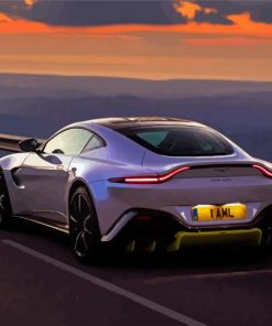 Aston Martin Vantage Car Paint By Numbers