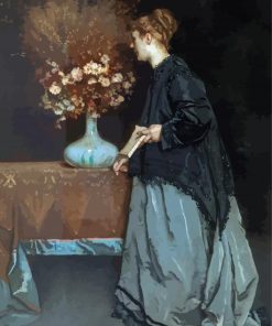 Autumn Flowers By Alfred Stevens Paint By Numbers