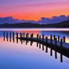 Beautiful Sunset In Coniston Water Paint By Numbers