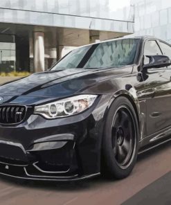 Black BMW M3 F80 Paint By Numbers