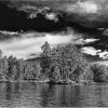 Black And White Moosehead Lake Maine Landscape Paint By Numbers