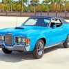 Blue 1972 Cougar Car Paint By Numbers