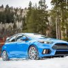 Blue Ford Focus RS In The Snow Paint By Numbers