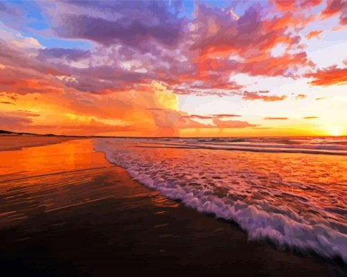 Broome Beach Paint By Numbers