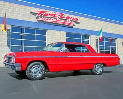 Classic 64 Impala Car Paint By Numbers