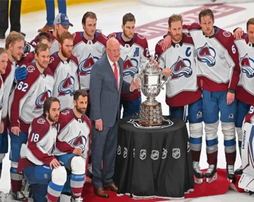 Colorado Avalanche Players Paint By Numbers