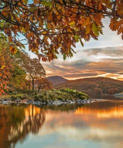 Coniston Water England Lake District Paint By Numbers