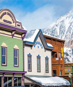 Crested Butte Downtown Paint By Numbers